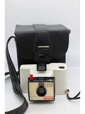 Vintage Polaroid Land Camera Swinger Model 20 1960's w/ Case, Untested